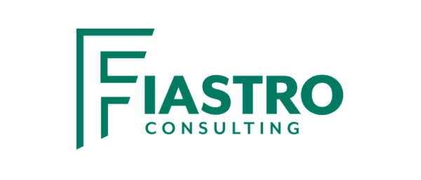 The image features a logo for Fiastro Consulting, displaying the name "Fiastro" in bold green letters, with "Consulting" in a smaller font below it. The design includes a stylized letter "F" on the left side, integrated into the overall logo. The background is white