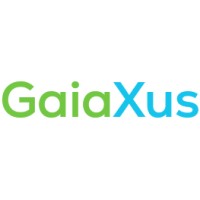 The image features the text "GaiaXus" with "Gaia" in green and "Xus" in blue, presented in a modern font